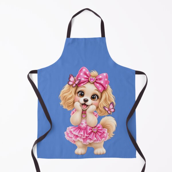 Item preview, Cute Pink Princess Poodle with Butterflies designed and sold by NEFERSIGN.