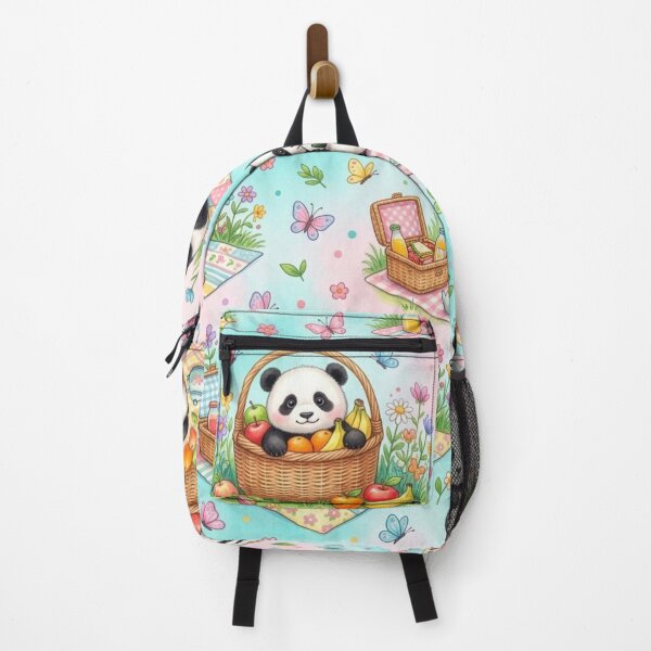 Item preview, Cute Baby Panda Picnic Seamless Pattern Art designed and sold by ShivCraftStudio.