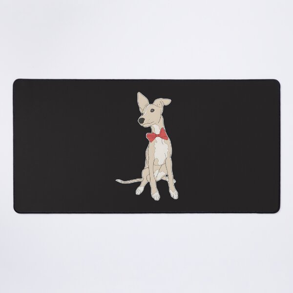 Item preview, Adorable Italian Greyhound Puppy with Bright Pink Bow Illustration designed and sold by IseeRobots.