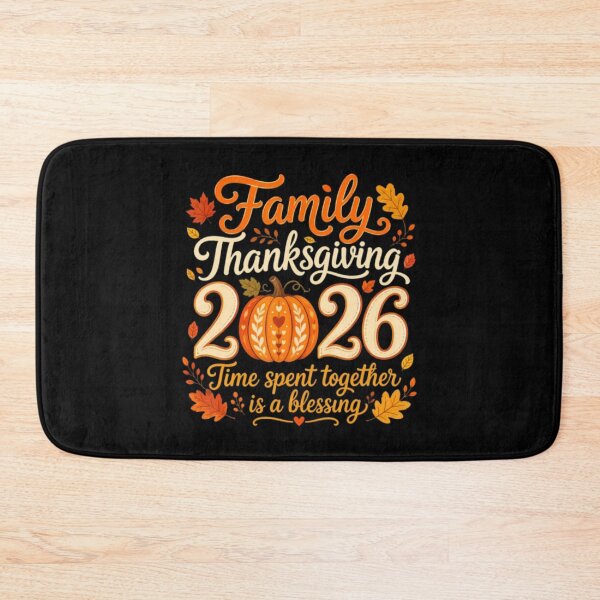 Item preview, Family Thanksgiving 2026 Time Spent Together Is A Blessing designed and sold by alvablakefg.