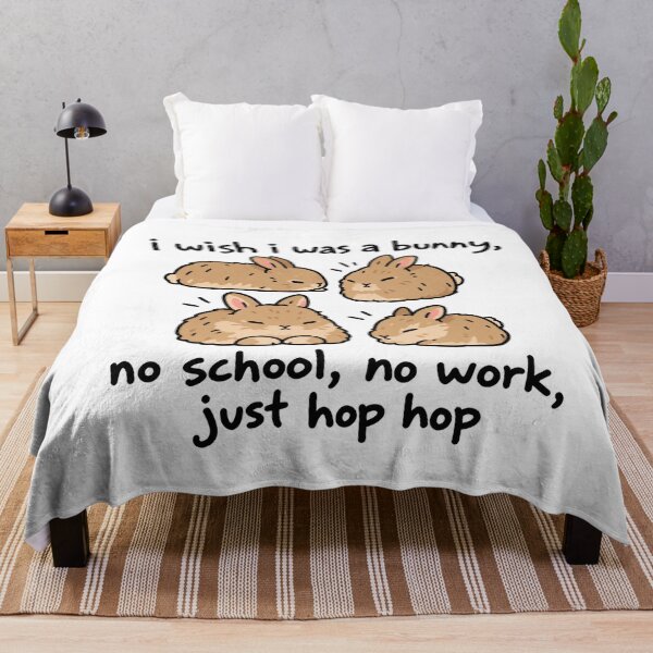 Item preview, Four Sleepy Bunnies Funny Rabbit Doodle designed and sold by MonkiFlipp.