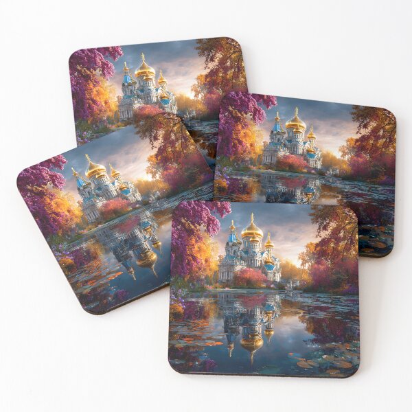 Item preview, Serene Reflection of a Colorful Fantasy Landscape designed and sold by Artessie.