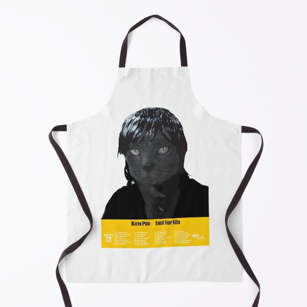 Item preview, Cute Kitty Cat Inspired by Punk Rock Iggy Pop Style Illustration designed and sold by IseeRobots.