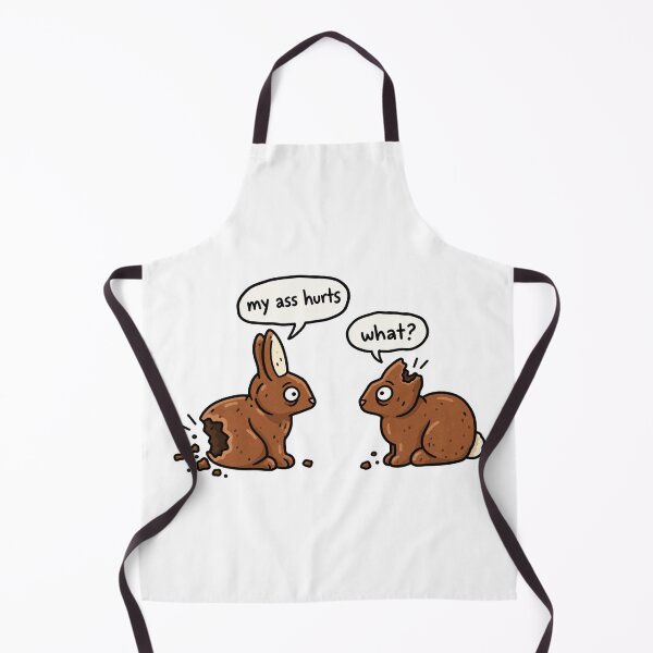 Item preview, My Ass Hurts Funny Chocolate Bunny designed and sold by MonkiFlipp.