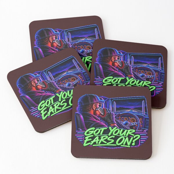 Item preview, Got Your Ears On Neon Trucker - CB Radio Semi Cab View Art designed and sold by NomadForge.