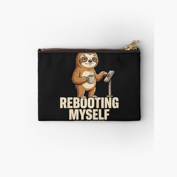 Item preview, Rebooting Myself Tech Support Funny IT Sloth designed and sold by Emmatshirt1.