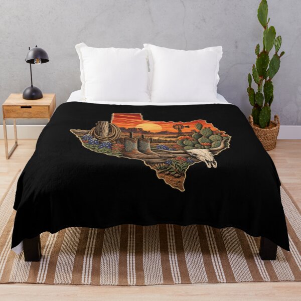 Item preview, Vintage Texas Desert Sunset Western Art designed and sold by JKDJ.