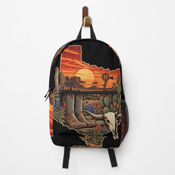Item preview, Vintage Texas Desert Sunset Western Art designed and sold by JKDJ.