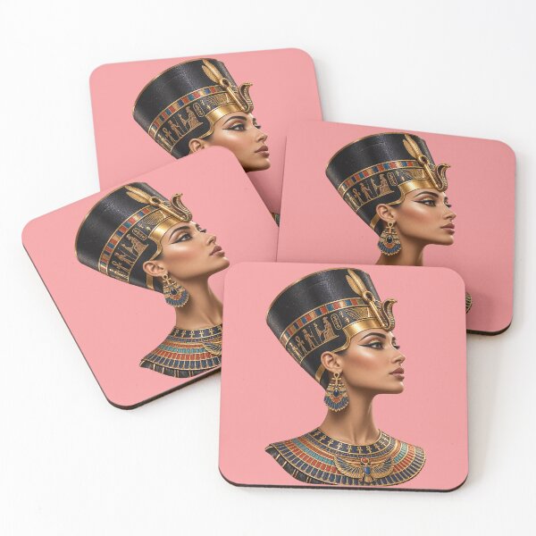 Item preview, Regal Egyptian Queen – Ancient Egypt Royal Portrait designed and sold by NEFERSIGN.