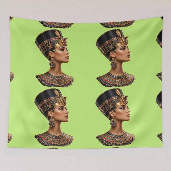 Item preview, Regal Egyptian Queen – Ancient Egypt Royal Portrait designed and sold by NEFERSIGN.