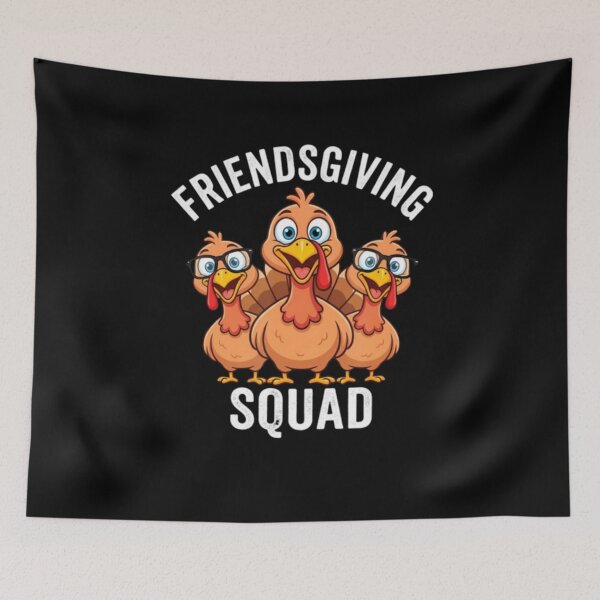 Item preview, Happy Friendsgiving Squad Funny Thanksgiving 2026 designed and sold by alvablakefg.