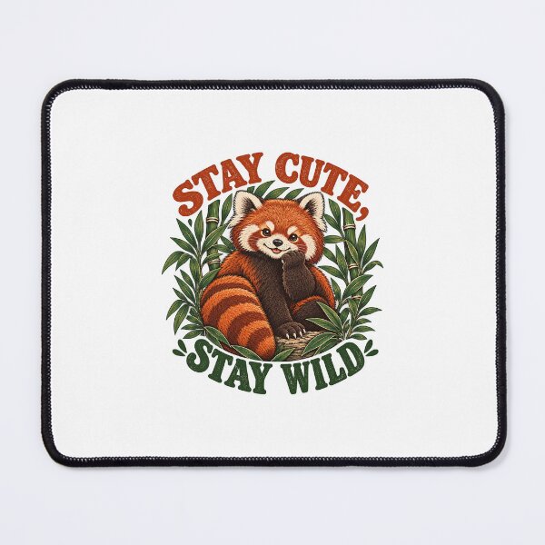 Item preview, Cute Red Panda Stay Cute Stay Wild – Vintage Nature Animal Design designed and sold by Small price.