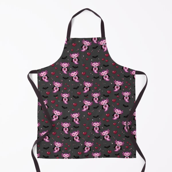 Item preview, Kawaii Vampire Axolotl Halloween Boba Tea designed and sold by InkInduldge.