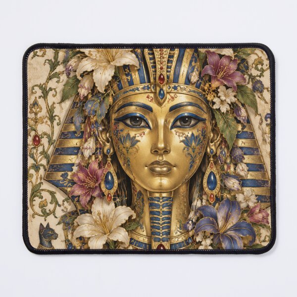 Item preview, Flowery Egyptian mask designed and sold by PIERRES&MAILLESDesign.