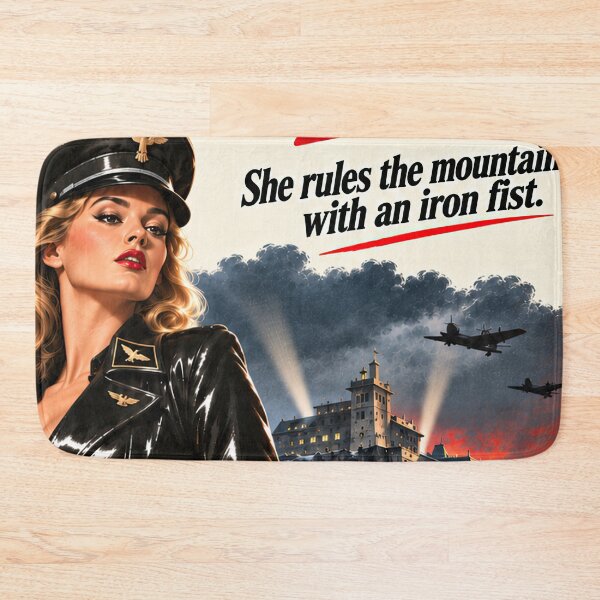 Item preview, Queen of the Alps Retro Spy Pulp designed and sold by obstinator.