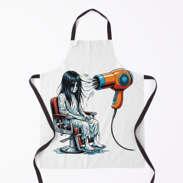 Item preview, Samara At The Hair Salon – Funny Horror Blow Dry designed and sold by Addy77shop.