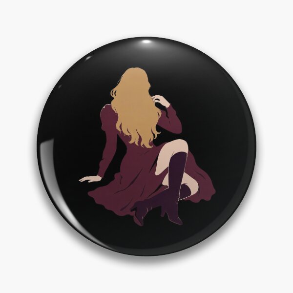 Item preview, Seated Woman Burgundy Dress designed and sold by desat-nikkas.