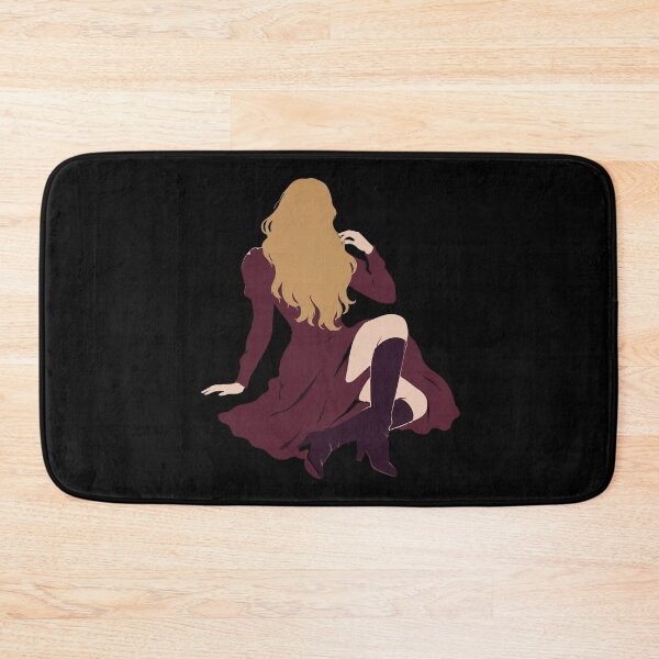 Item preview, Seated Woman Burgundy Dress designed and sold by desat-nikkas.