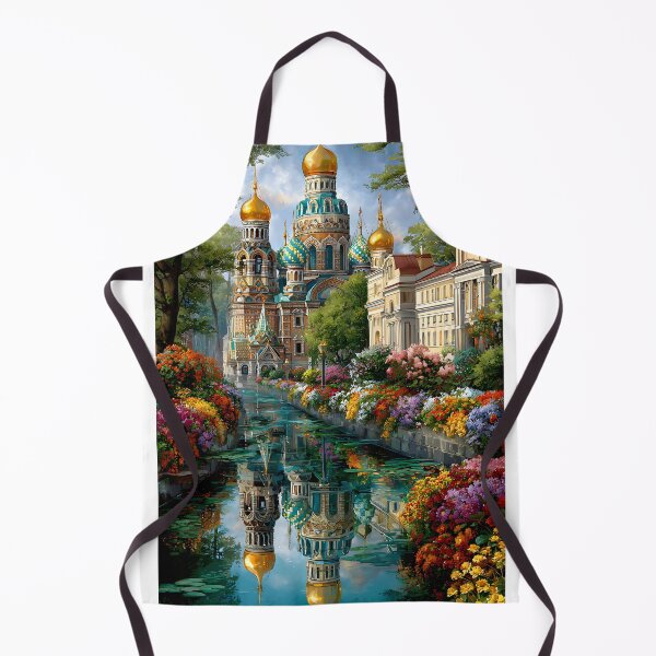 Item preview, Serene Colorful Church Reflected in Still Waters designed and sold by Artessie.