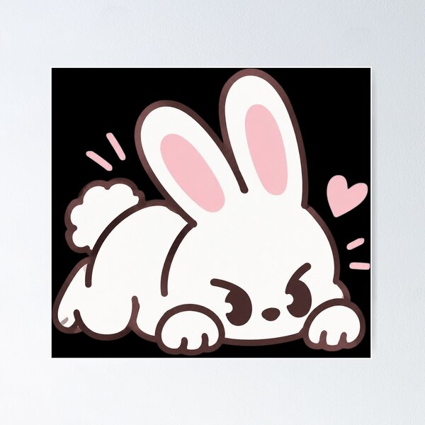 Item preview, Cute Bunny Kawaii designed and sold by DewittlorraArts.