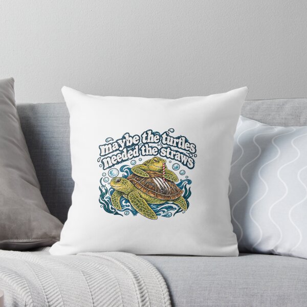 Item preview, Maybe The Turtles Needed The Straws designed and sold by ToscaSamShop.