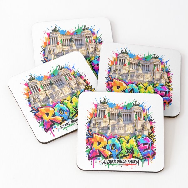 Item preview, Rome Altare della Patria Graffiti – Colorful Italian Street Art designed and sold by Earth Celebration Designs.