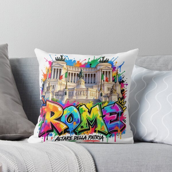 Item preview, Rome Altare della Patria Graffiti – Colorful Italian Street Art designed and sold by Earth Celebration Designs.
