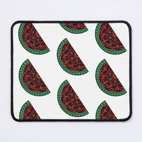 Item preview, Zentangle Watermelon Slice – Colorful Summer Mandala Art designed and sold by FioreDiCiliegio.