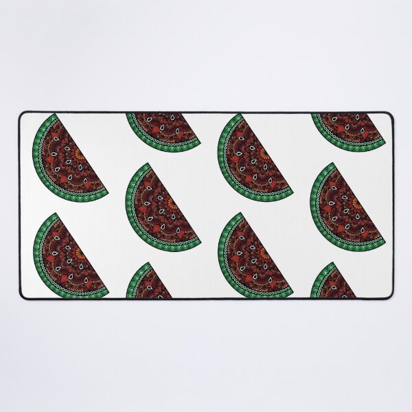 Item preview, Zentangle Watermelon Slice – Colorful Summer Mandala Art designed and sold by FioreDiCiliegio.