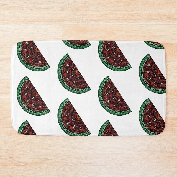 Item preview, Zentangle Watermelon Slice – Colorful Summer Mandala Art designed and sold by FioreDiCiliegio.