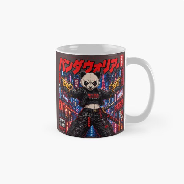 Item preview, Cyberpunk Panda Warrior – Futuristic Tokyo Streetwear Anime designed and sold by mrworld000.