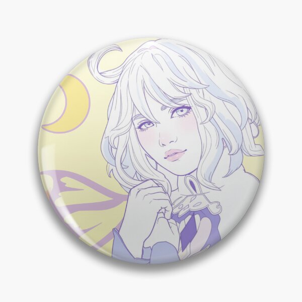 Item preview, Pastel art with white hair Anime fairy girl in the clouds designed and sold by mooncakekaro.