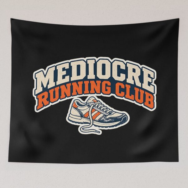 Item preview, Mediocre Running Club designed and sold by Lina Caro.