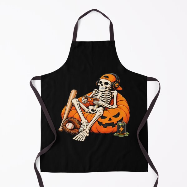 Item preview, Gamer Skeleton Pumpkin Beanbag Halloween designed and sold by OlyvieArt.