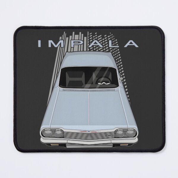 Item preview, Chevrolet Impala SS Classic Muscle Car Silver Blue Artwork designed and sold by MidasMitty.