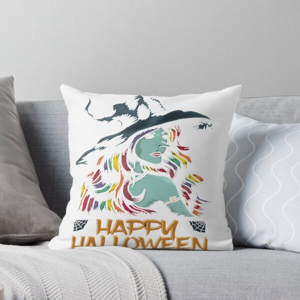 Item preview, Young Witch Illustration Celebrating Happy Halloween Festivities designed and sold by asilv bray.