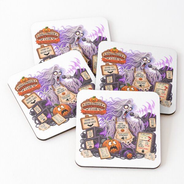 Item preview, ⚡HALLOWEEN OVERACHIEVERS CLUB -  Banshee Sound Effects Department designed and sold by WheelieGdArt.