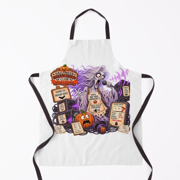 Item preview, ⚡HALLOWEEN OVERACHIEVERS CLUB -  Banshee Sound Effects Department designed and sold by WheelieGdArt.