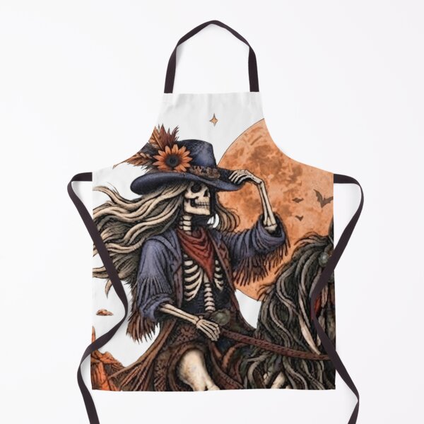 Item preview, Vintage Cowgirl Halloween Design, Retro Western Spooky T-Shirt PNG, Wild West Trick or Treat Graphic designed and sold by CreativeNest Prints.