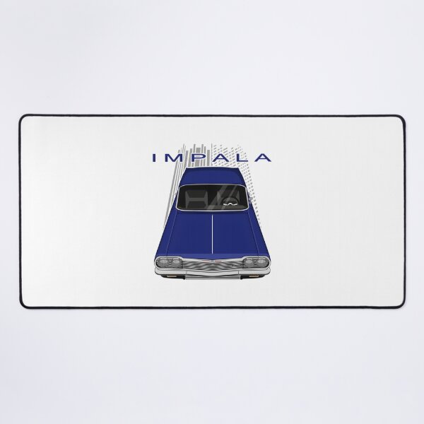 Item preview, Dark Blue Chevrolet Impala SS Classic Muscle Car Illustration designed and sold by MidasMitty.