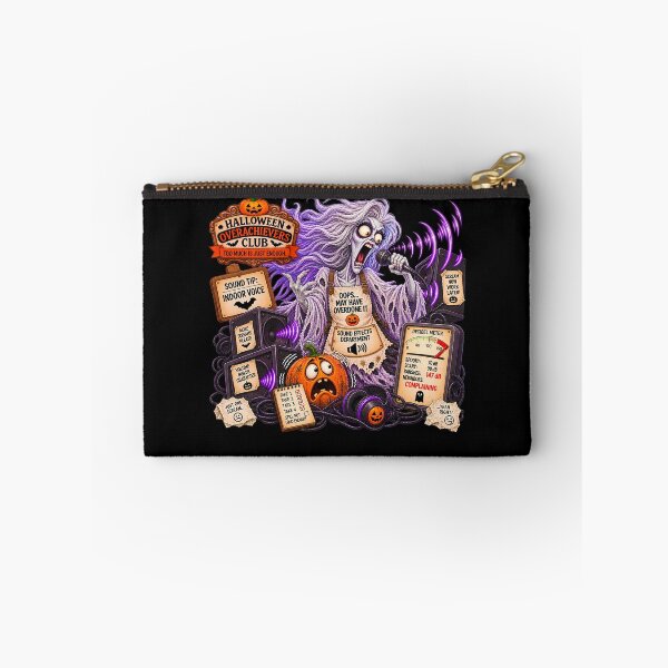Item preview, ⚡HALLOWEEN OVERACHIEVERS CLUB -  Banshee Sound Effects Department - dark version designed and sold by WheelieGdArt.