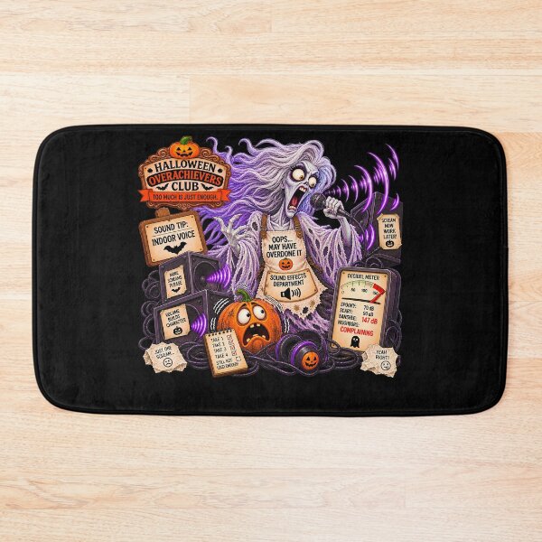 Item preview, ⚡HALLOWEEN OVERACHIEVERS CLUB -  Banshee Sound Effects Department - dark version designed and sold by WheelieGdArt.