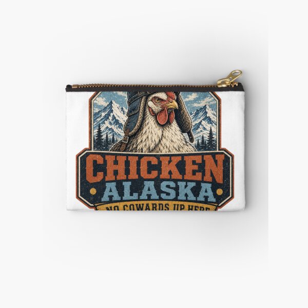 Item preview, Chicken Alaska – No Cowards Up Here Retro Design designed and sold by HROC.