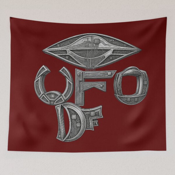 Item preview, UFO DF Metallic Core — Industrial Sci‑Fi Emblem Collection   UFO DF メタリック・コア — インダストリアルSFコレクション designed and sold by dragon580 // Waaa… the killer shark ran away.