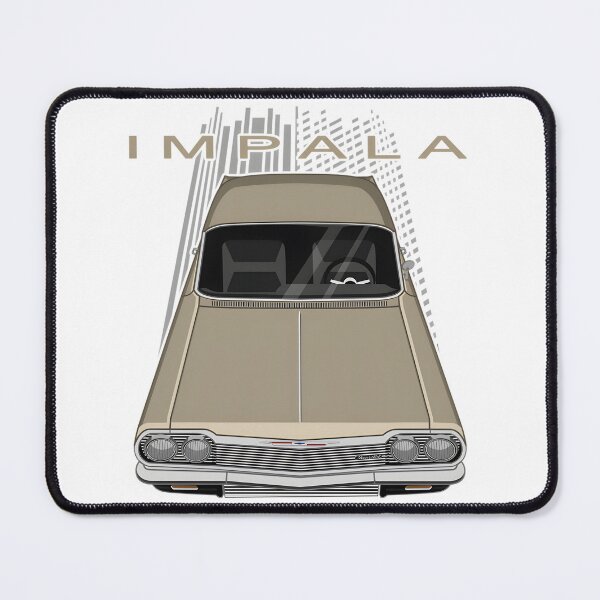Item preview, Chevrolet Impala SS Classic Car Illustration in Almond Fawn Color designed and sold by MidasMitty.