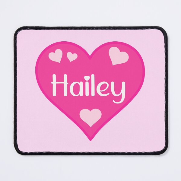 Item preview, Hailey Name Pink Heart designed and sold by Jeallan Designs.