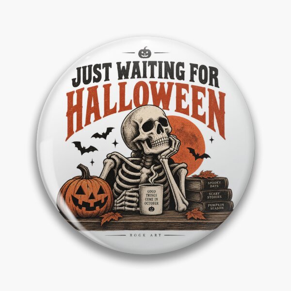 Item preview, Just Waiting for Halloween designed and sold by ROGK ART.