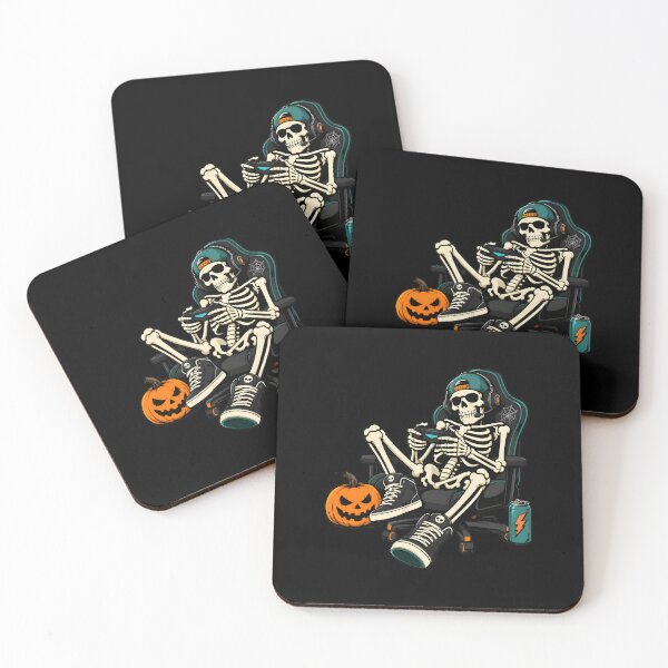 Item preview, Skeleton Gamer Halloween designed and sold by OlyvieArt.