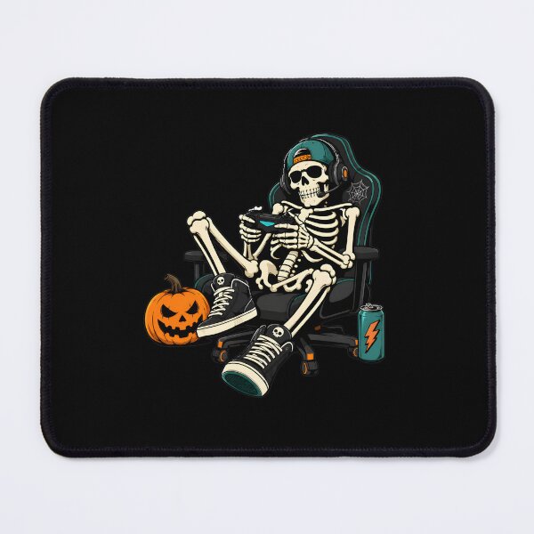 Item preview, Skeleton Gamer Halloween designed and sold by OlyvieArt.
