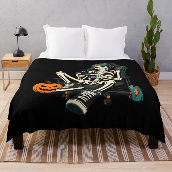 Item preview, Skeleton Gamer Halloween designed and sold by OlyvieArt.